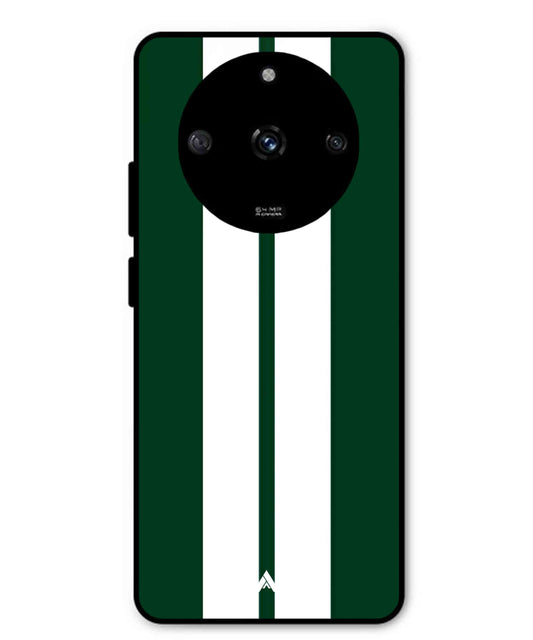 Stripe Pattern 11 Metal Back Cover Phone Case for Realme Narzo 60