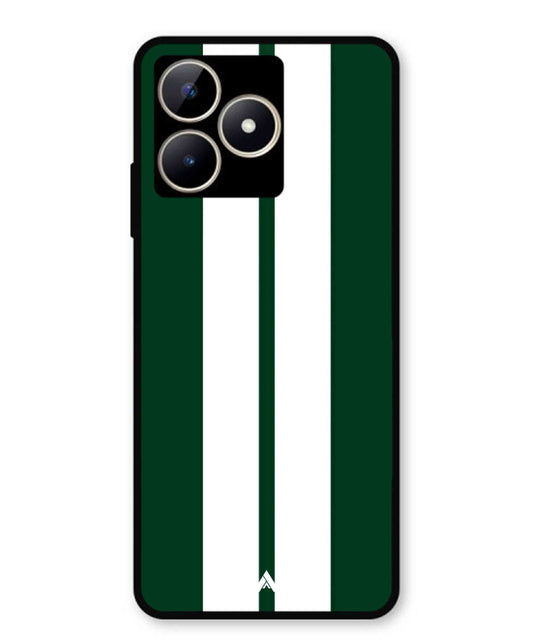 Stripe Pattern 11 Metal Back Cover Phone Case for Realme Narzo N53