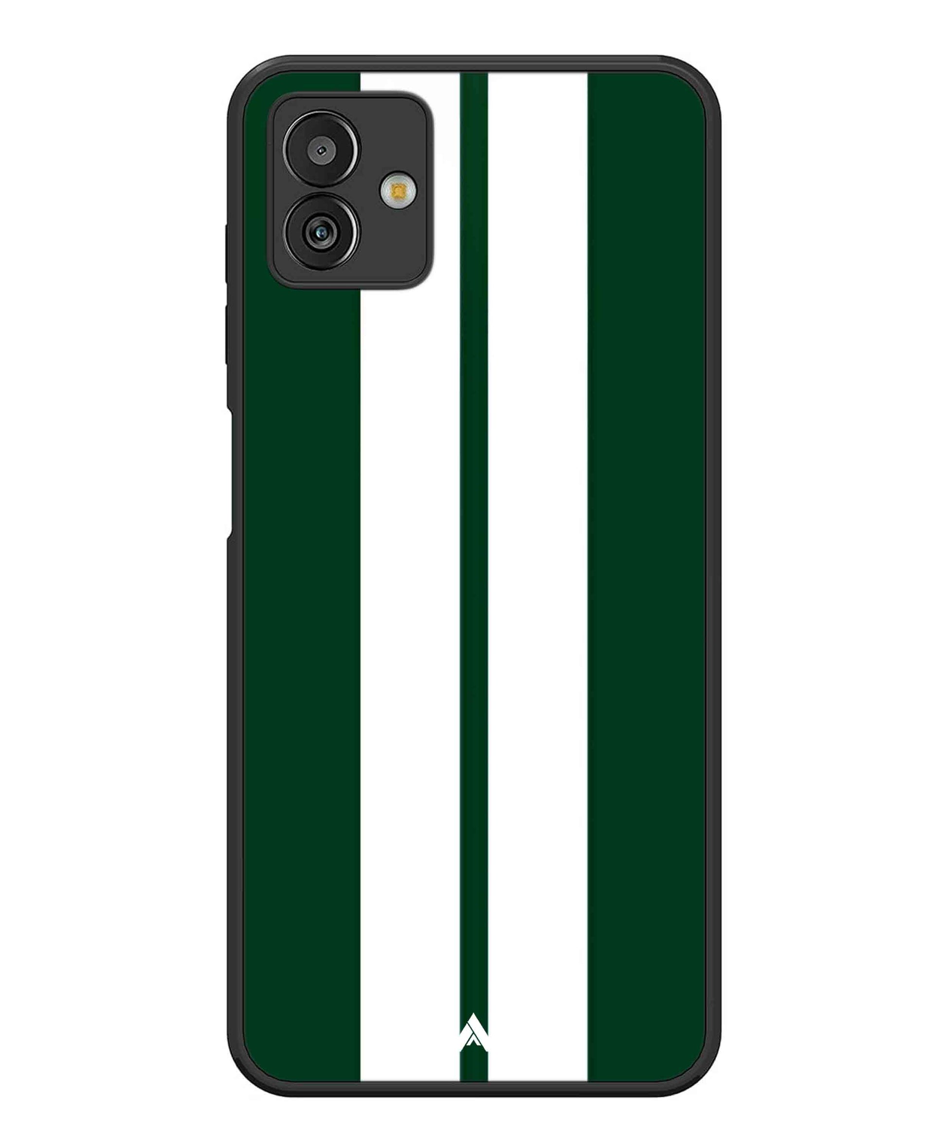Stripe Pattern 11 Metal Back Cover Phone Case for Samsugn Galaxy M13 5G