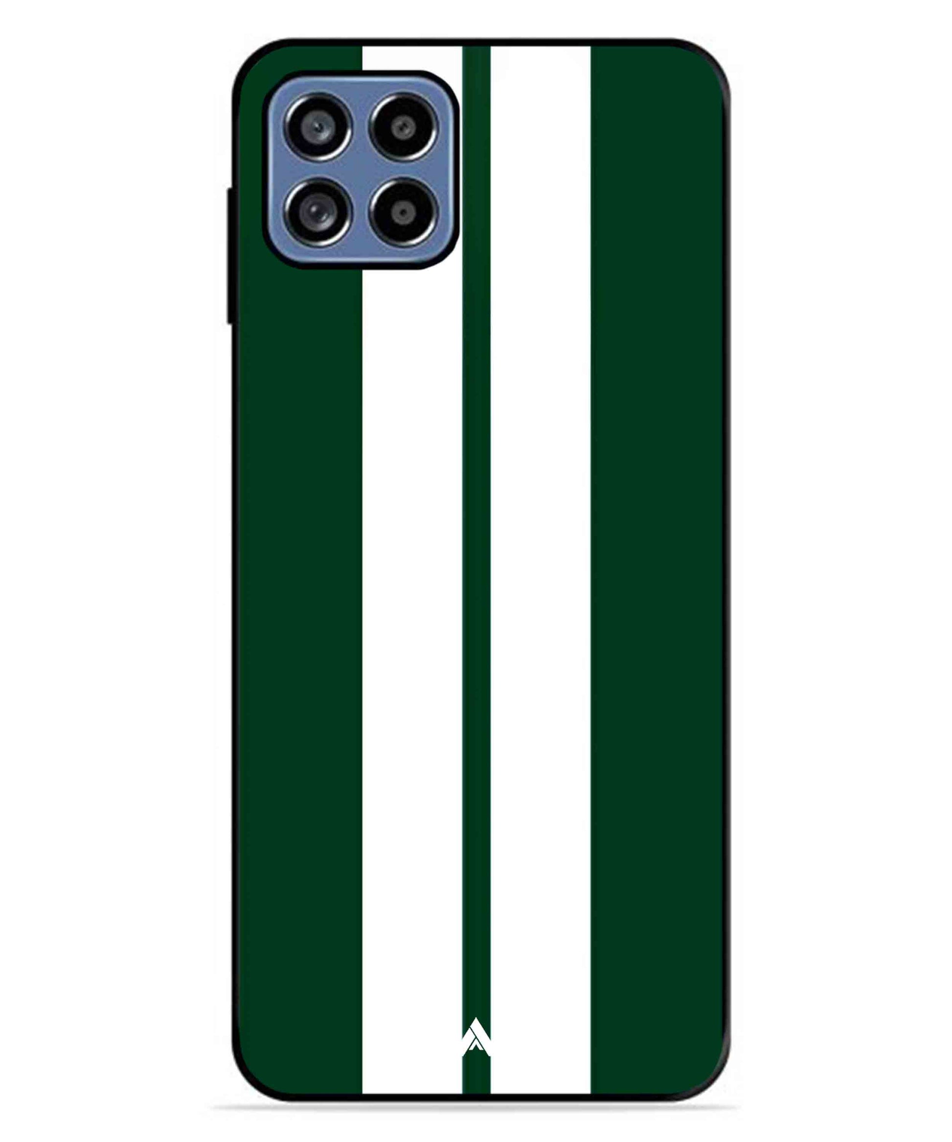Stripe Pattern 11 Metal Back Cover Phone Case for Samsung Galaxy A22 5G