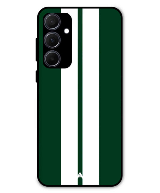 Stripe Pattern 11 Metal Back Cover Phone Case for Samsung Galaxy A35