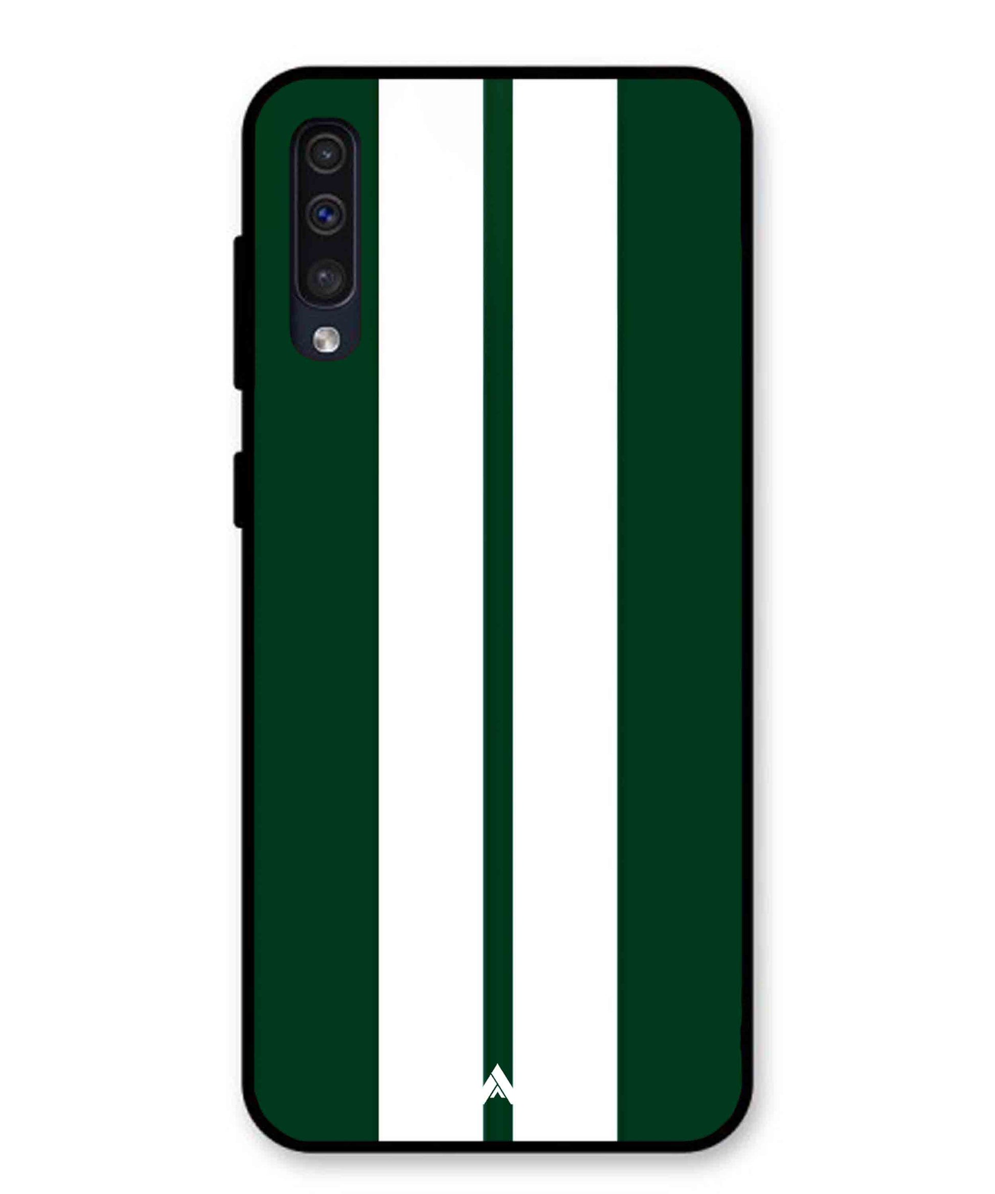 Stripe Pattern 11 Metal Back Cover Phone Case for Samsung Galaxy A50