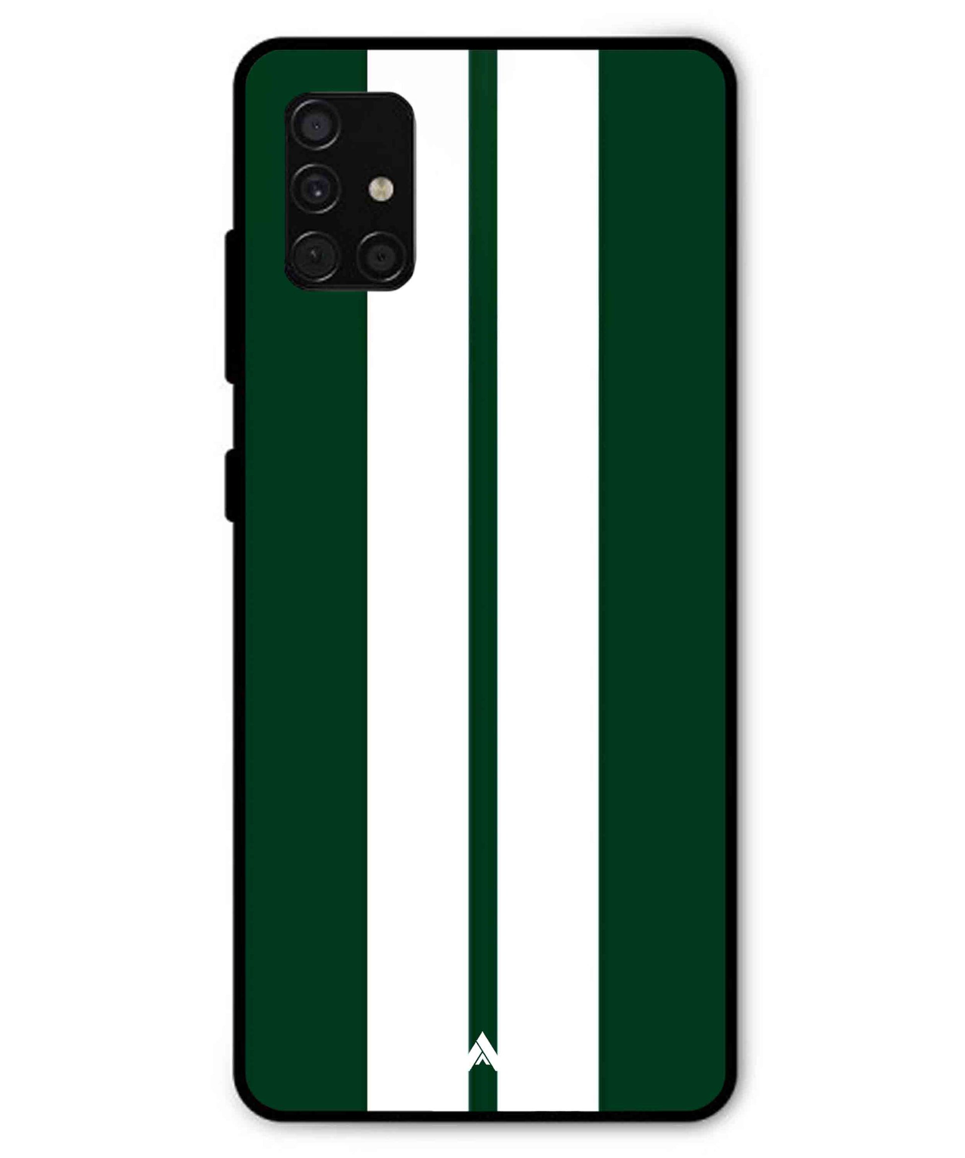Stripe Pattern 11 Metal Back Cover Phone Case for Samsung Galaxy A51