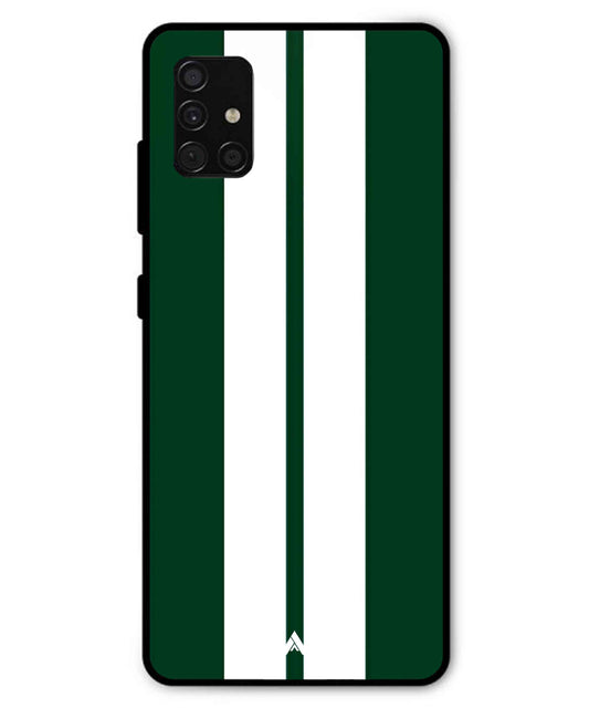 Stripe Pattern 11 Metal Back Cover Phone Case for Samsung Galaxy A51