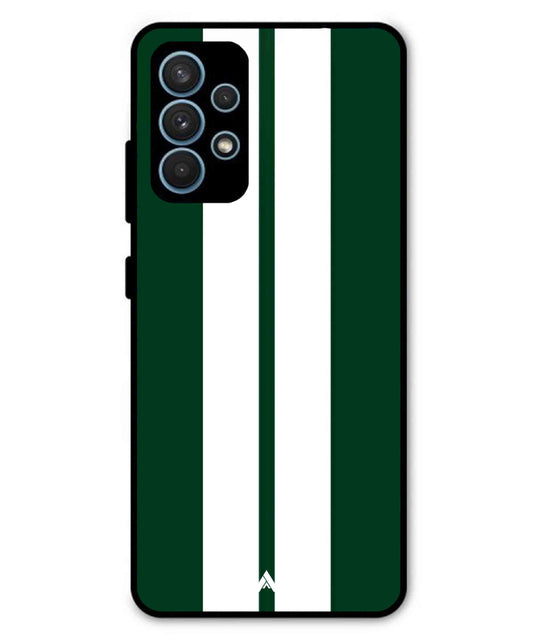 Stripe Pattern 11 Metal Back Cover Phone Case for Samsung Galaxy A52