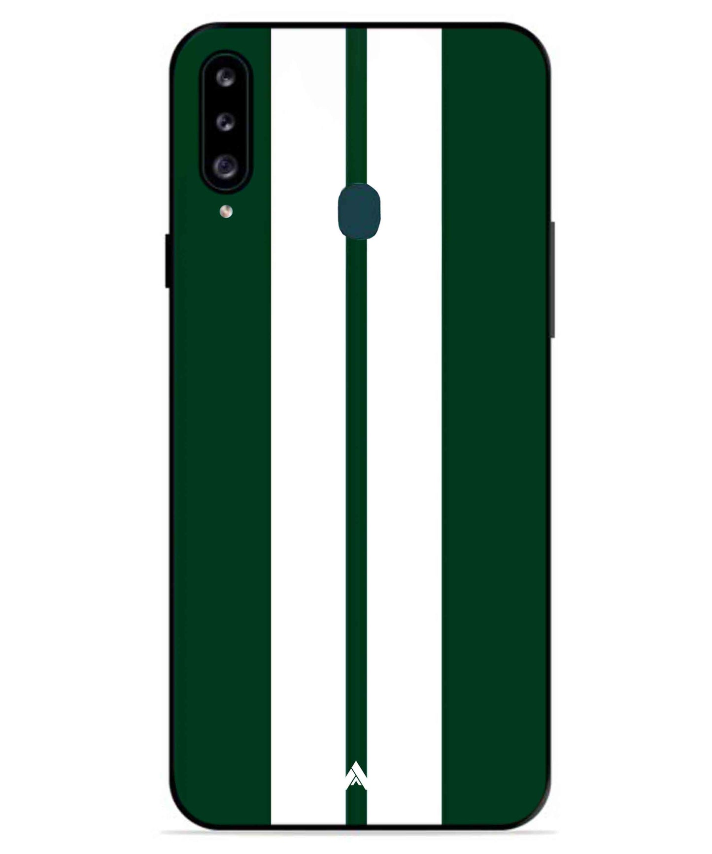 Stripe Pattern 11 Metal Back Cover Phone Case for Samsung Galaxy A70