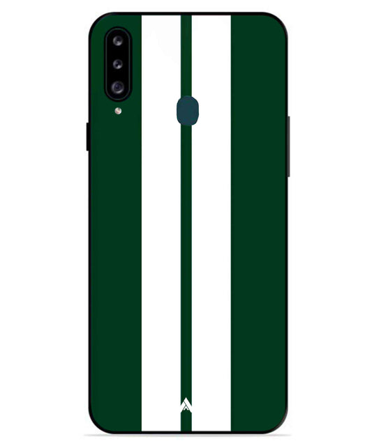 Stripe Pattern 11 Metal Back Cover Phone Case for Samsung Galaxy A70s
