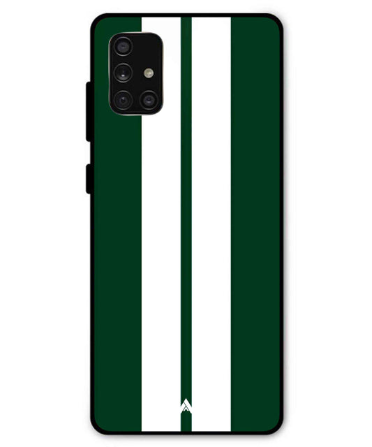 Stripe Pattern 11 Metal Back Cover Phone Case for Samsung Galaxy A71