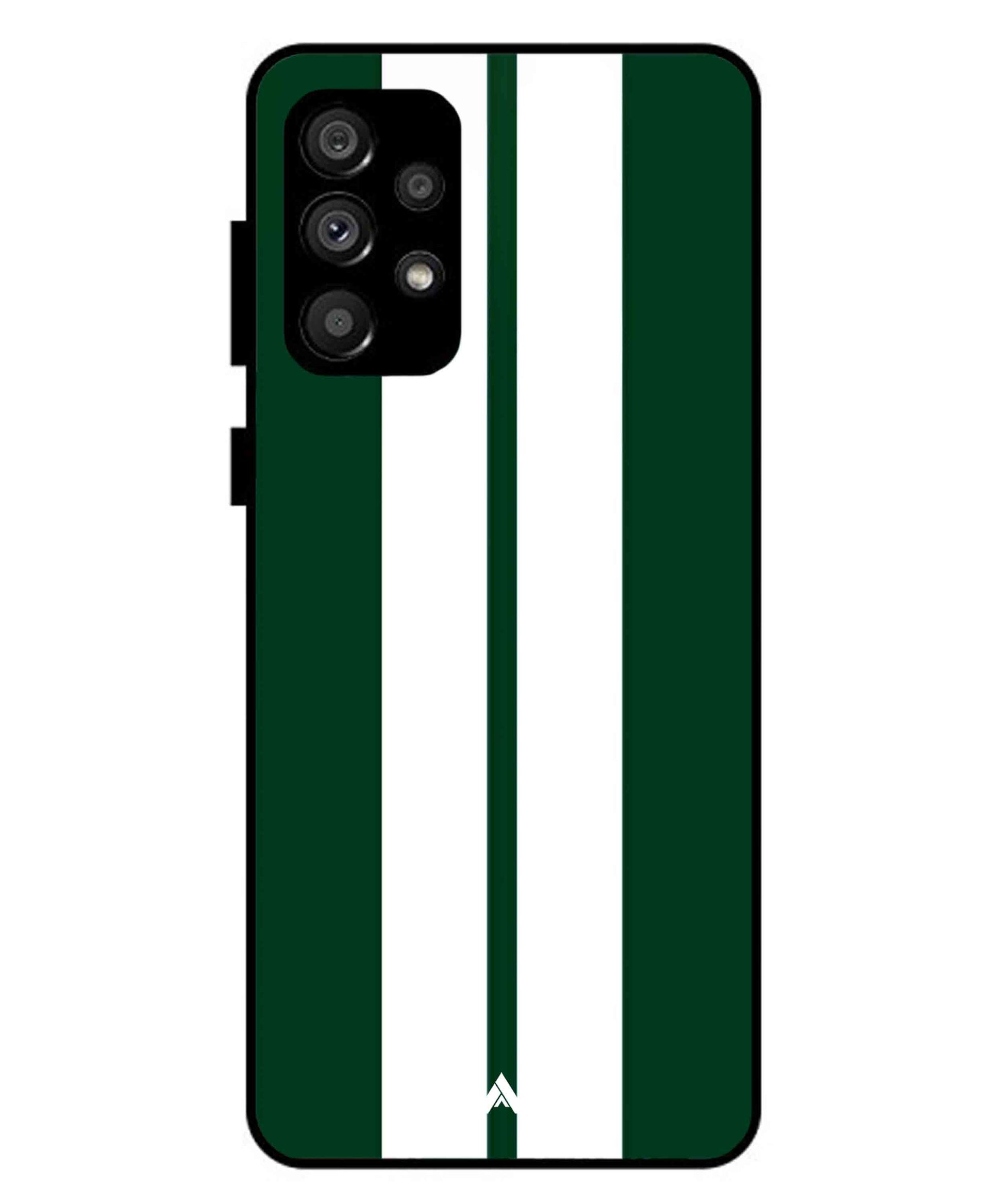 Stripe Pattern 11 Metal Back Cover Phone Case for Samsung Galaxy A73