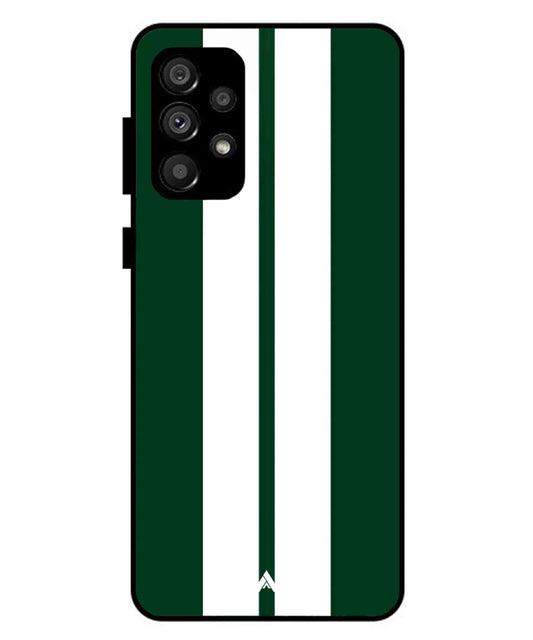 Stripe Pattern 11 Metal Back Cover Phone Case for Samsung Galaxy A73