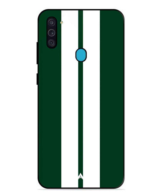 Stripe Pattern 11 Metal Back Cover Phone Case for Samsung Galaxy F11