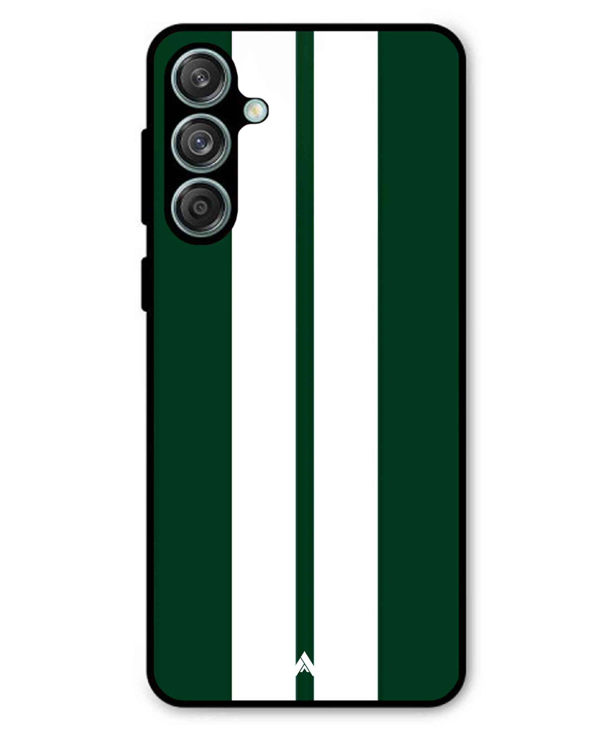 Stripe Pattern 11 Metal Back Cover Phone Case for Samsung Galaxy F55