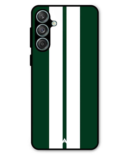 Stripe Pattern 11 Metal Back Cover Phone Case for Samsung Galaxy F55