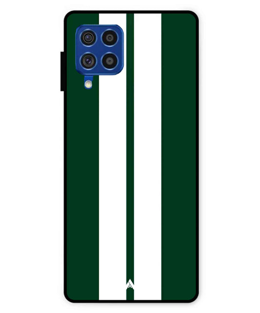 Stripe Pattern 11 Metal Back Cover Phone Case for Samsung Galaxy F62