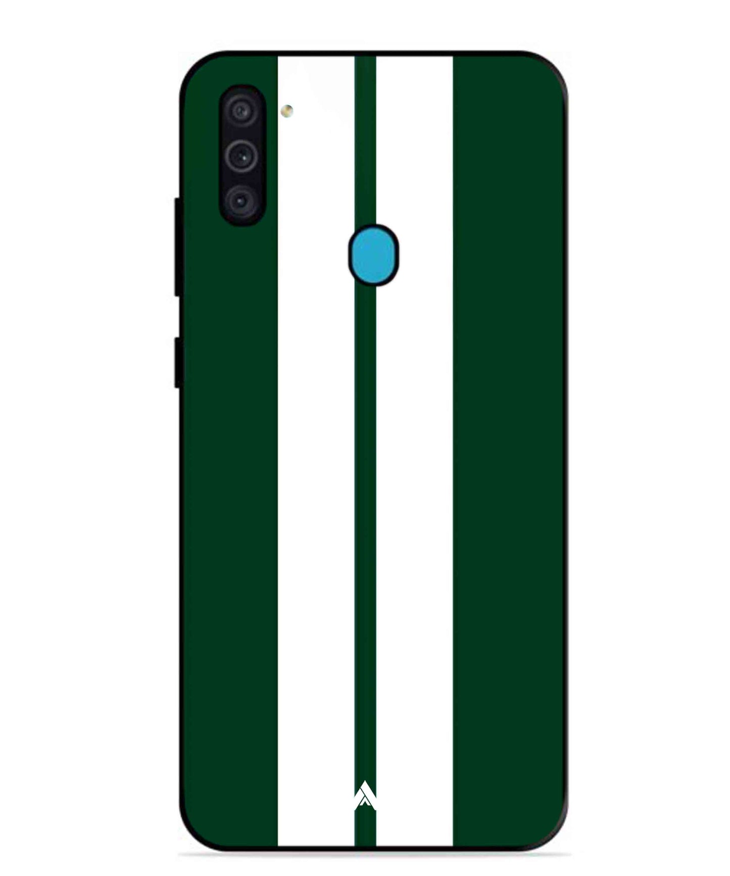 Stripe Pattern 11 Metal Back Cover Phone Case for Samsung Galaxy M11