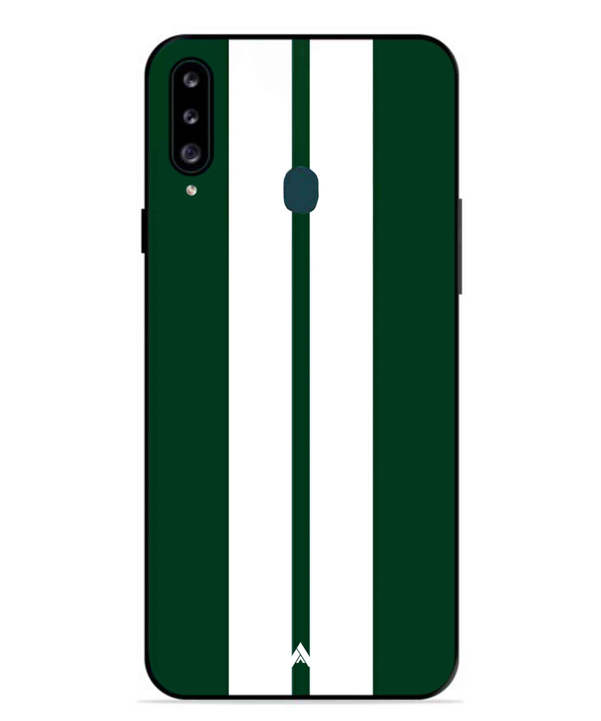 Stripe Pattern 11 Metal Back Cover Phone Case for Samsung Galaxy M30