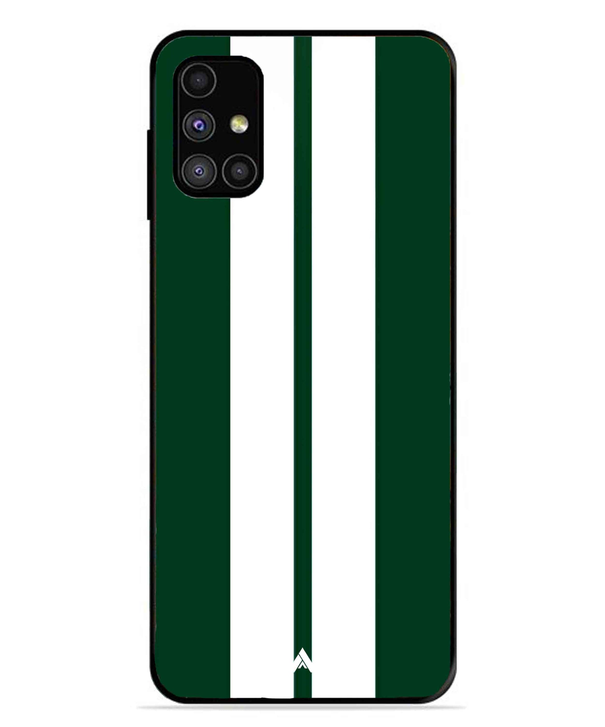 Stripe Pattern 11 Metal Back Cover Phone Case for Samsung Galaxy M31s