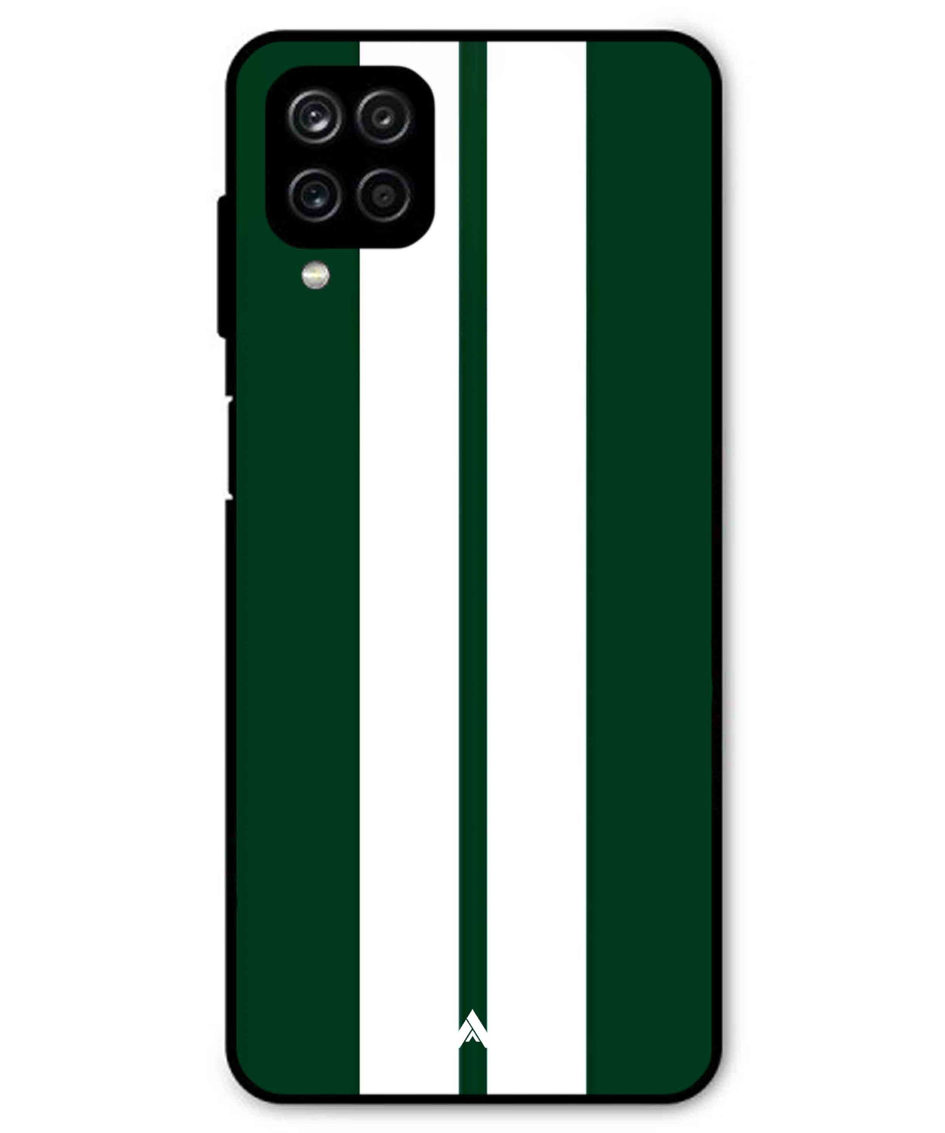 Stripe Pattern 11 Metal Back Cover Phone Case for Samsung Galaxy M42