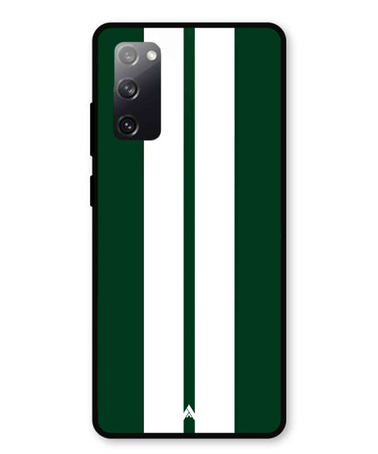 Stripe Pattern 11 Metal Back Cover Phone Case for Samsung Galaxy S20