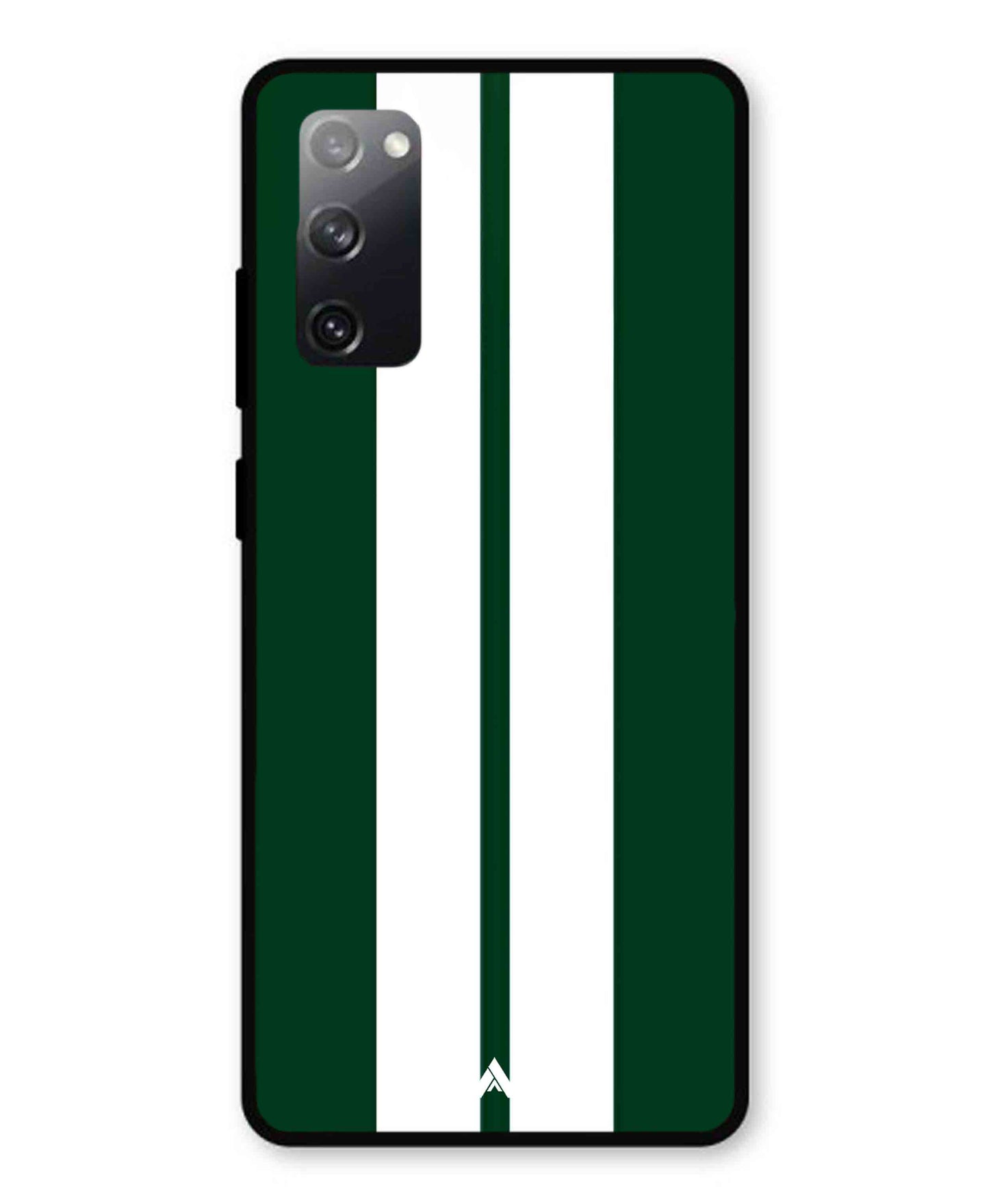 Stripe Pattern 11 Metal Back Cover Phone Case for Samsung Galaxy S20 Fe