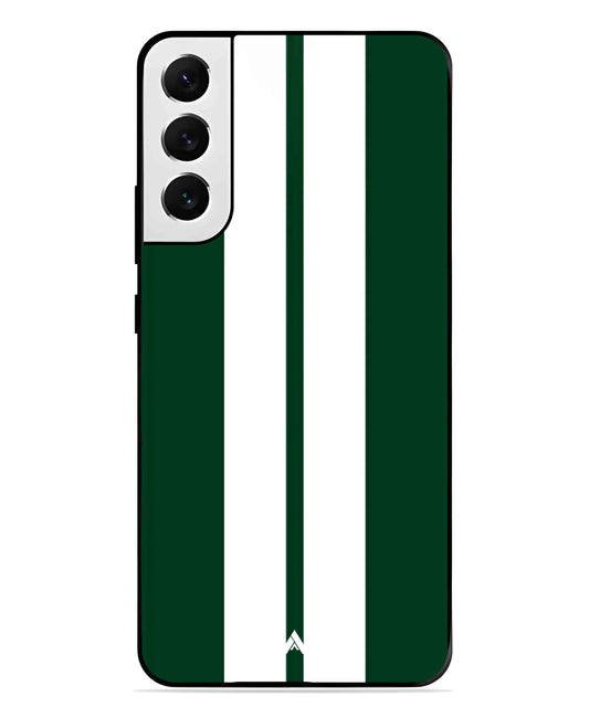 Stripe Pattern 11 Metal Back Cover Phone Case for Samsung Galaxy S21 Fe
