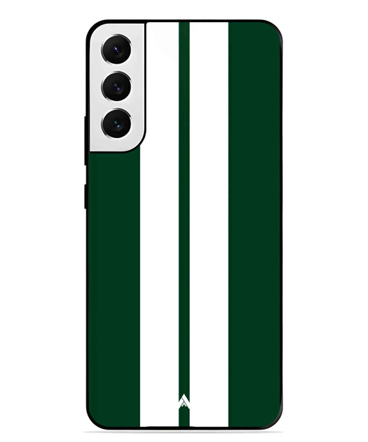 Stripe Pattern 11 Metal Back Cover Phone Case for Samsung Galaxy S22