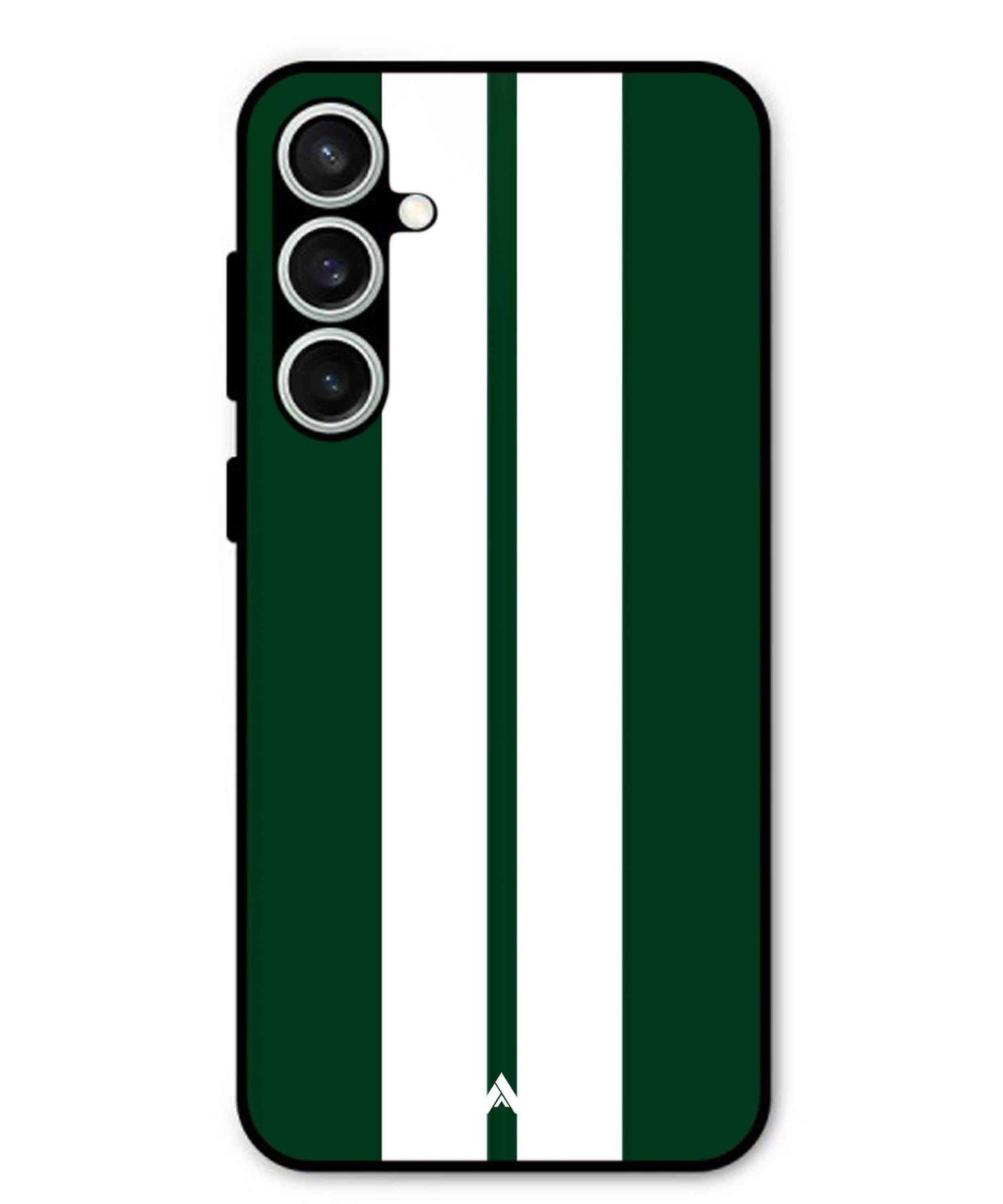 Stripe Pattern 11 Metal Back Cover Phone Case for Samsung Galaxy S24 Fe