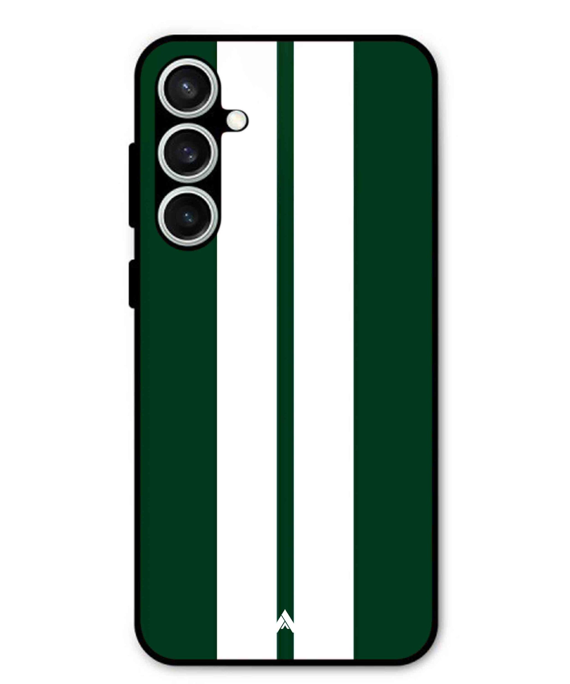 Stripe Pattern 11 Metal Back Cover Phone Case for Samsung Galaxy S24 Fe