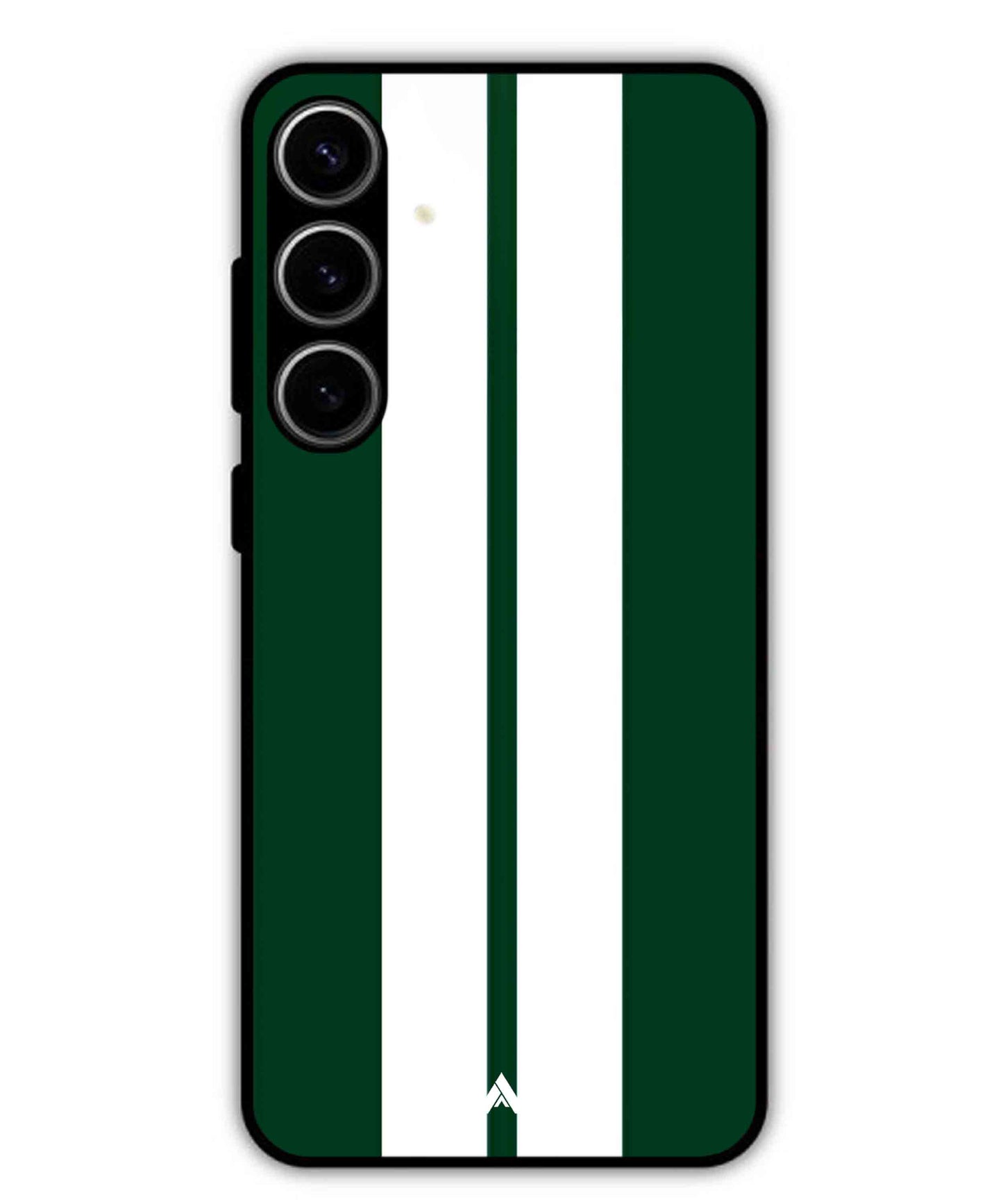 Stripe Pattern 11 Metal Back Cover Phone Case for Samsung Galaxy S24 Plus