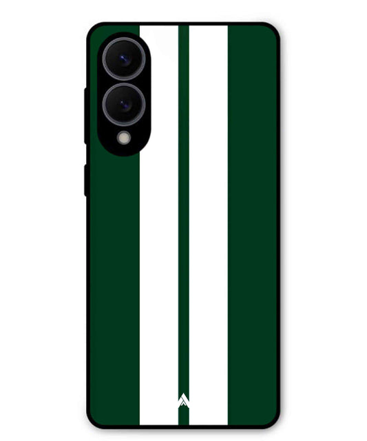 Stripe Pattern 11 Metal Back Cover Phone Case for Samsung Galaxy S25 Edge