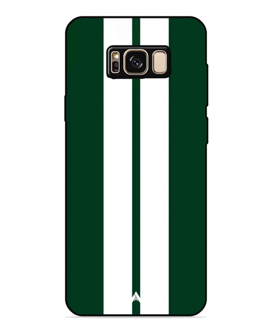 Stripe Pattern 11 Metal Back Cover Phone Case for Samsung Galaxy S8 Plus