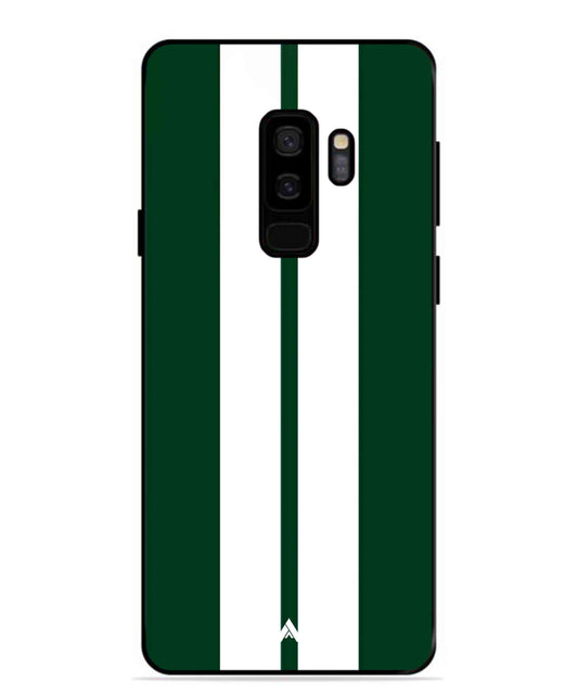 Stripe Pattern 11 Metal Back Cover Phone Case for Samsung Galaxy S9 Plus