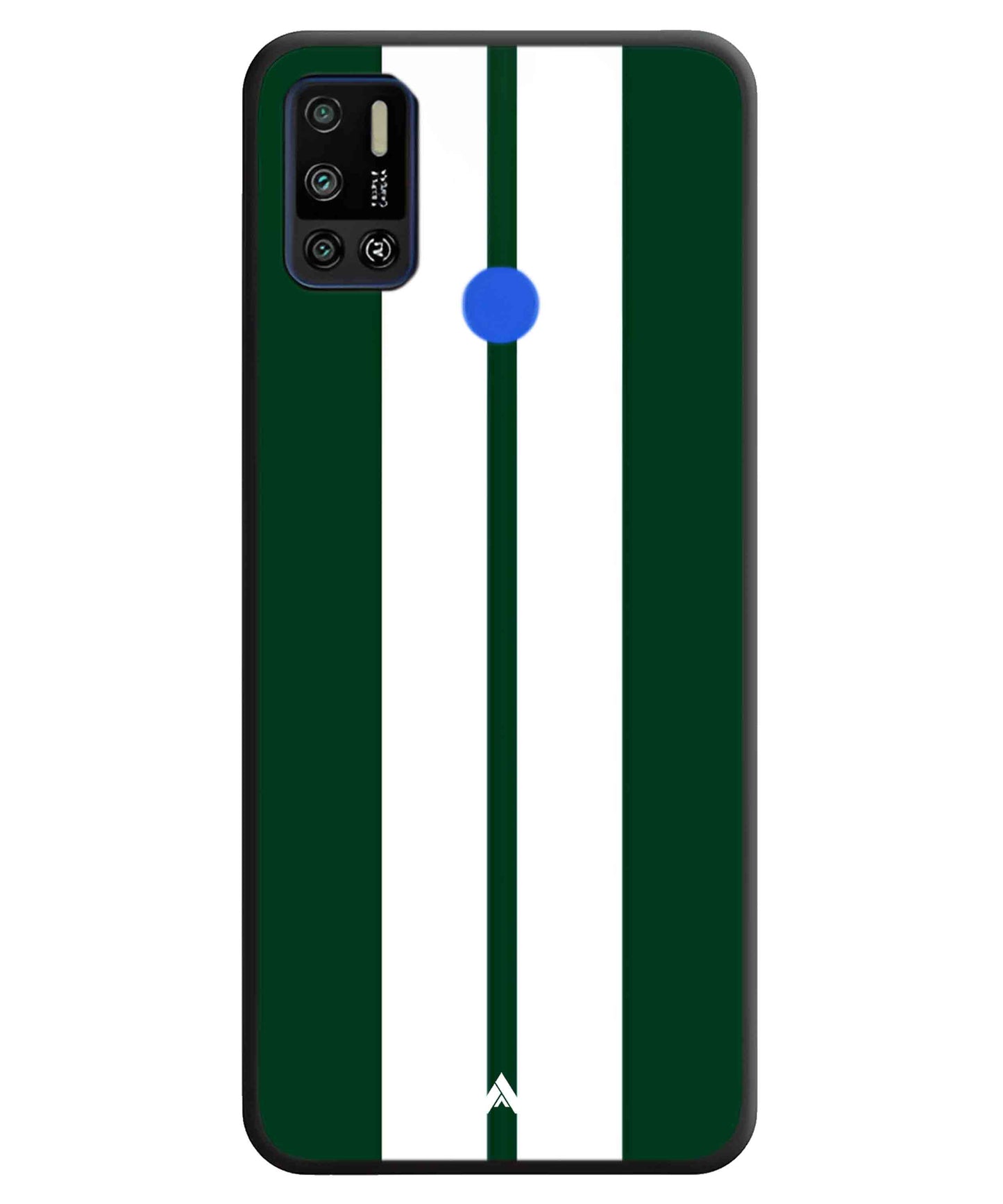 Stripe Pattern 11 Metal Back Cover Phone Case for Tecno Spark 6 Air