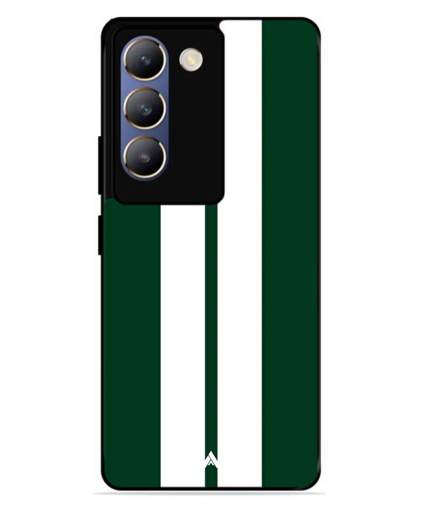 Stripe Pattern 11 Metal Back Cover Phone Case for Vivo T3