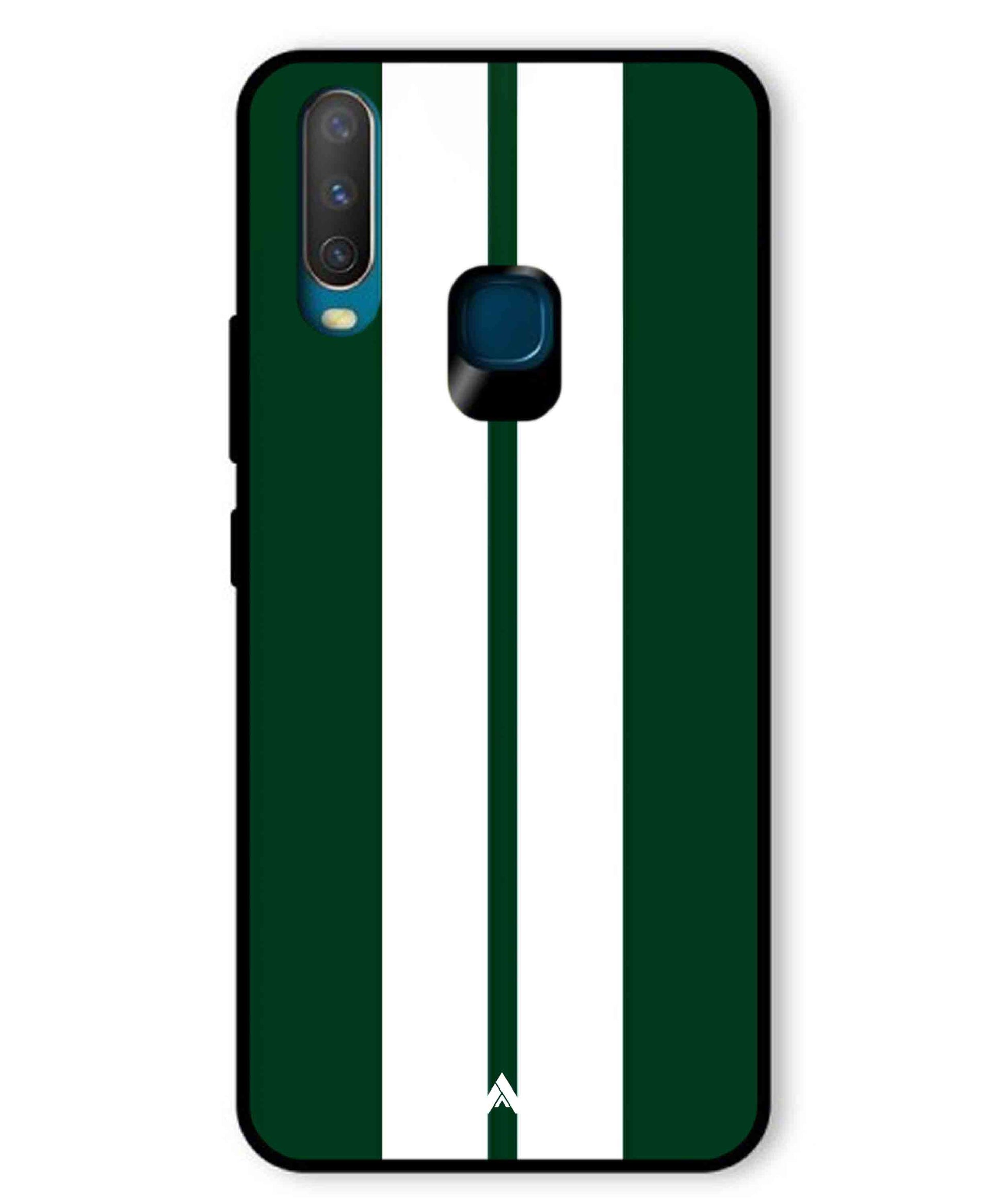 Stripe Pattern 11 Metal Back Cover Phone Case for Vivo U10