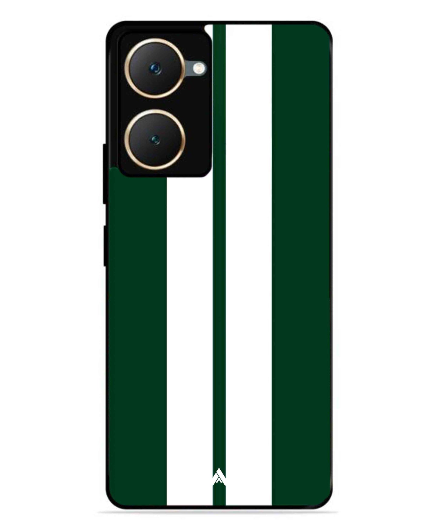Stripe Pattern 11 Metal Back Cover Phone Case for Vivo Y03 4G
