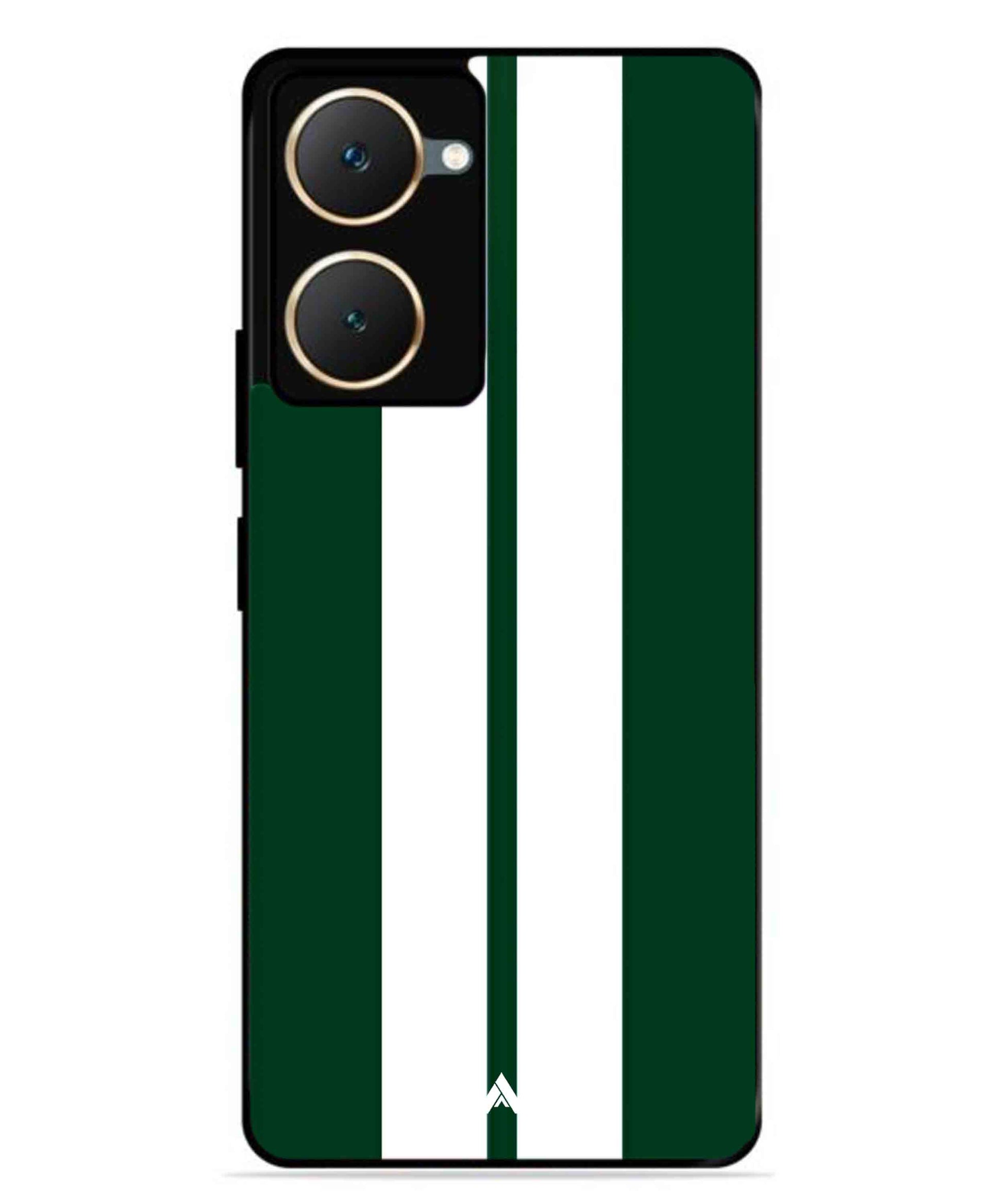 Stripe Pattern 11 Metal Back Cover Phone Case for Vivo Y03 4G