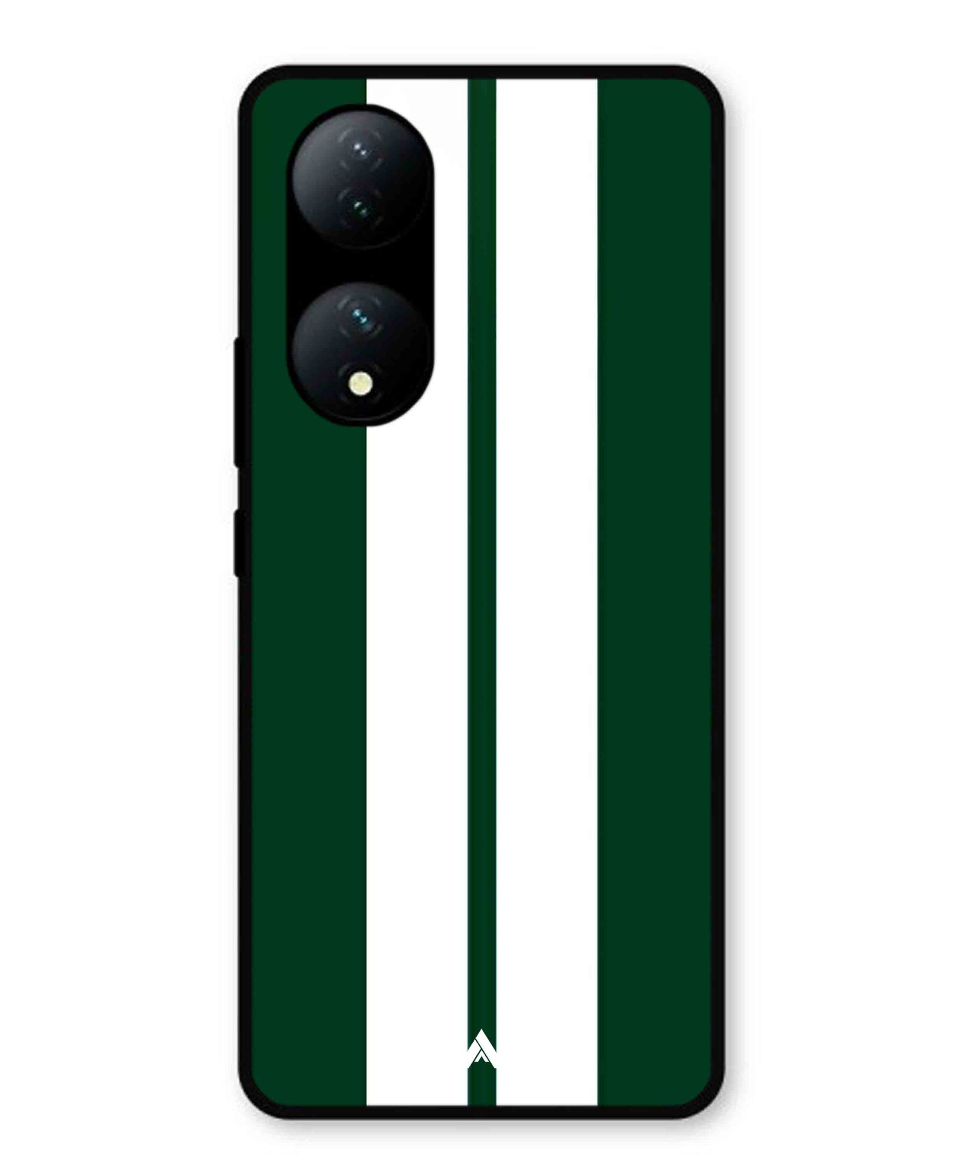 Stripe Pattern 11 Metal Back Cover Phone Case for Vivo Y100a