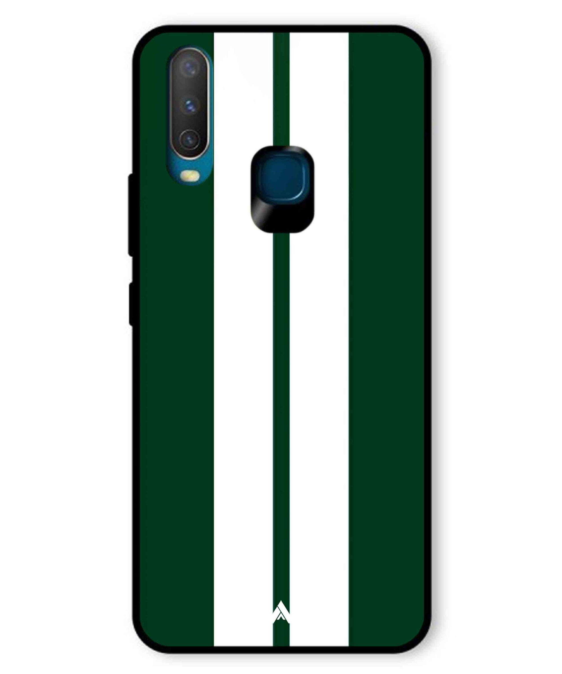 Stripe Pattern 11 Metal Back Cover Phone Case for Vivo Y17