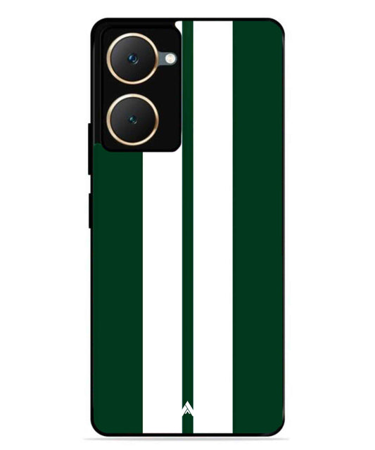 Stripe Pattern 11 Metal Back Cover Phone Case for Vivo Y18e