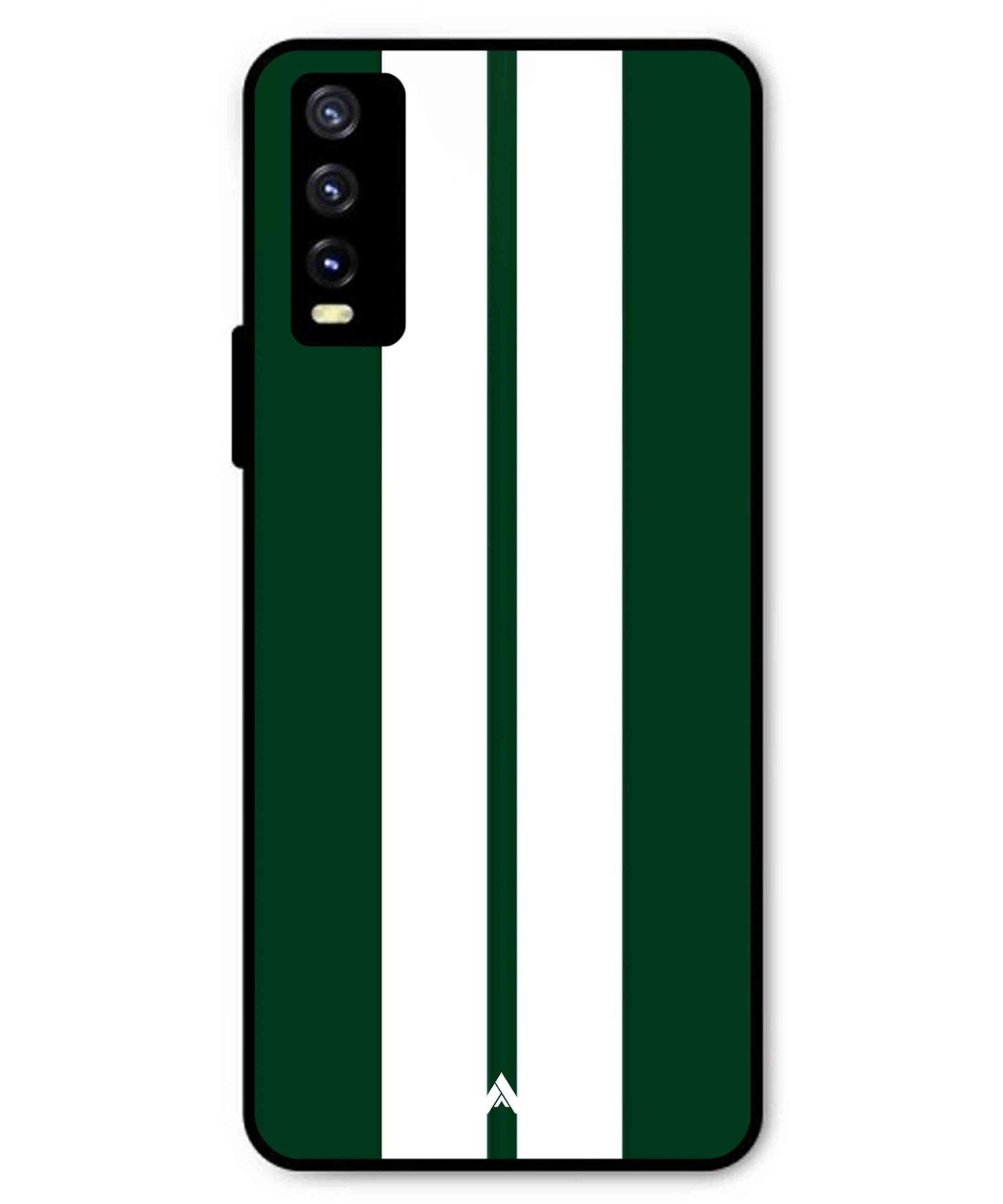 Stripe Pattern 11 Metal Back Cover Phone Case for Vivo Y20