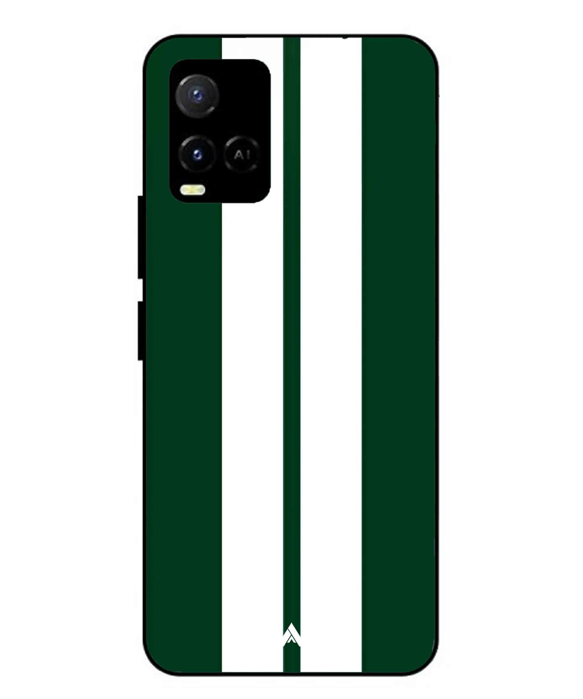 Stripe Pattern 11 Metal Back Cover Phone Case for Vivo Y21