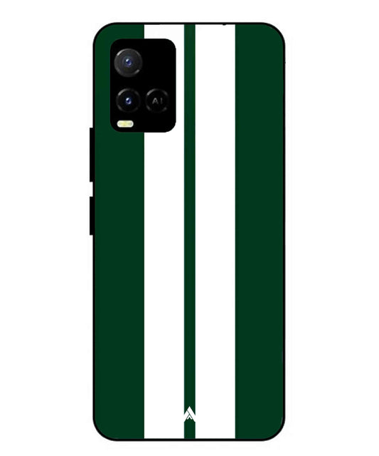 Stripe Pattern 11 Metal Back Cover Phone Case for Vivo Y21