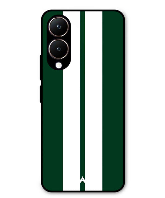 Stripe Pattern 11 Metal Back Cover Phone Case for Vivo Y28