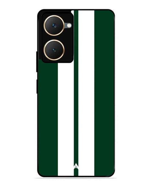 Stripe Pattern 11 Metal Back Cover Phone Case for Vivo Y28s