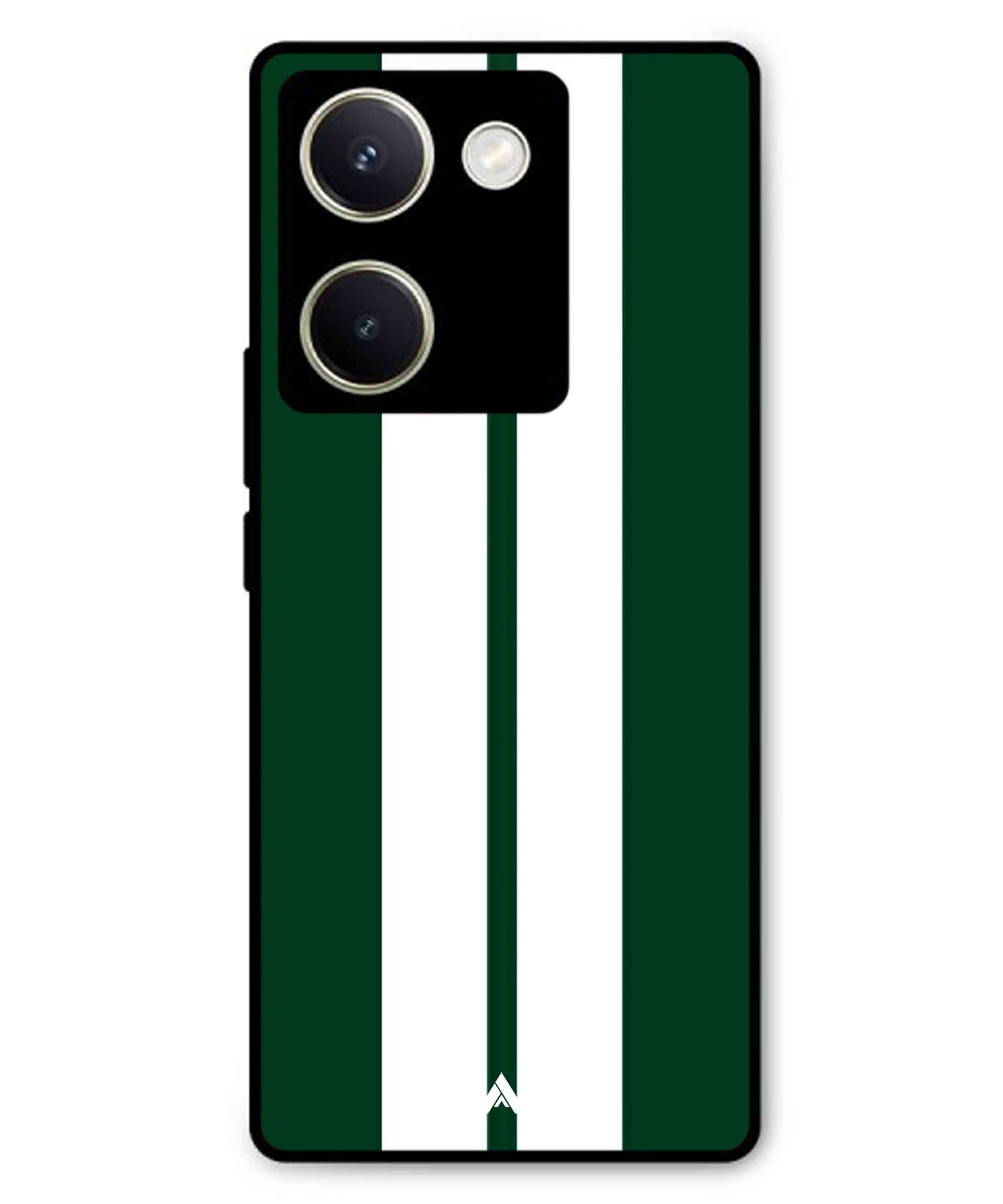Stripe Pattern 11 Metal Back Cover Phone Case for Vivo Y300 Plus