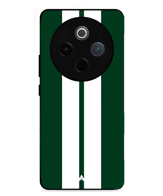 Stripe Pattern 11 Metal Back Cover Phone Case for Vivo Y300 Pro