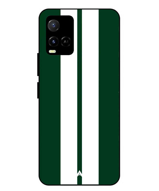 Stripe Pattern 11 Metal Back Cover Phone Case for Vivo Y36