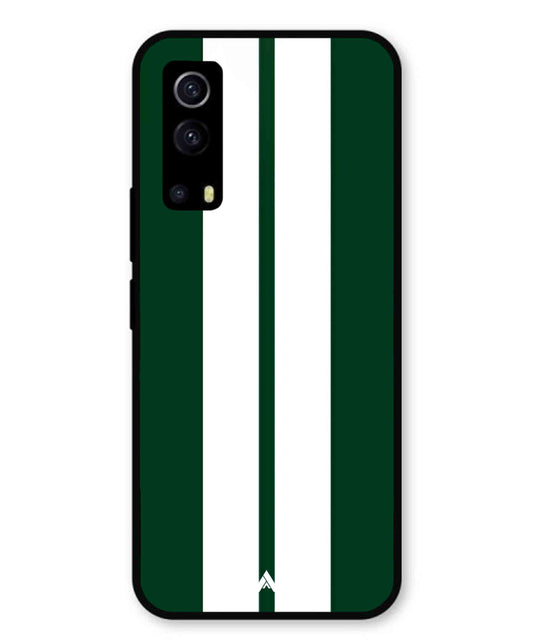 Stripe Pattern 11 Metal Back Cover Phone Case for Vivo Y53s