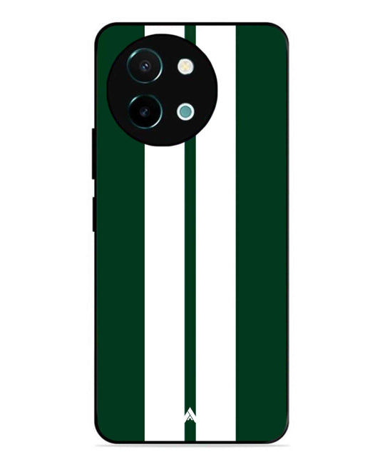 Stripe Pattern 11 Metal Back Cover Phone Case for Vivo Y58